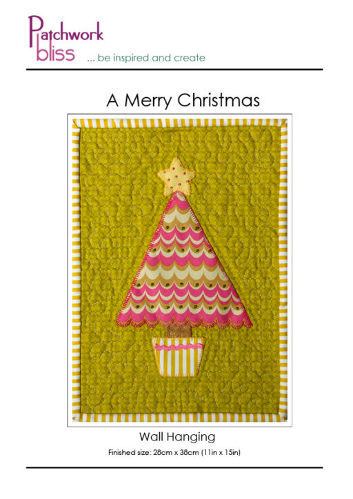 A Merry Christmas Wall Hanging Pattern