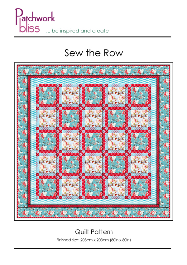 Sew the Row Quilt Pattern